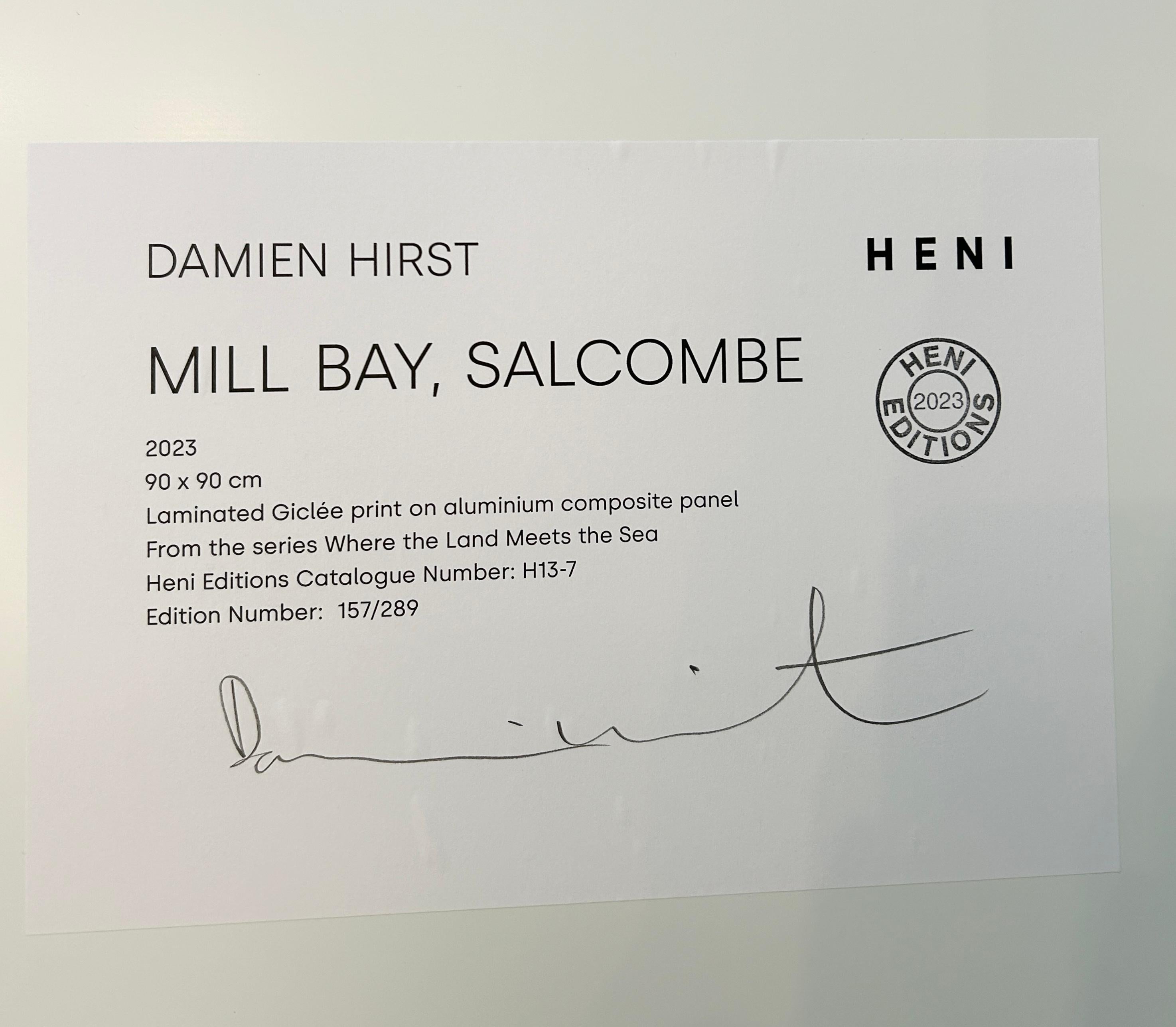 Damien Hirst 'Mill Bay, Salcombe' Limited Edition, Signed Print For Sale 2