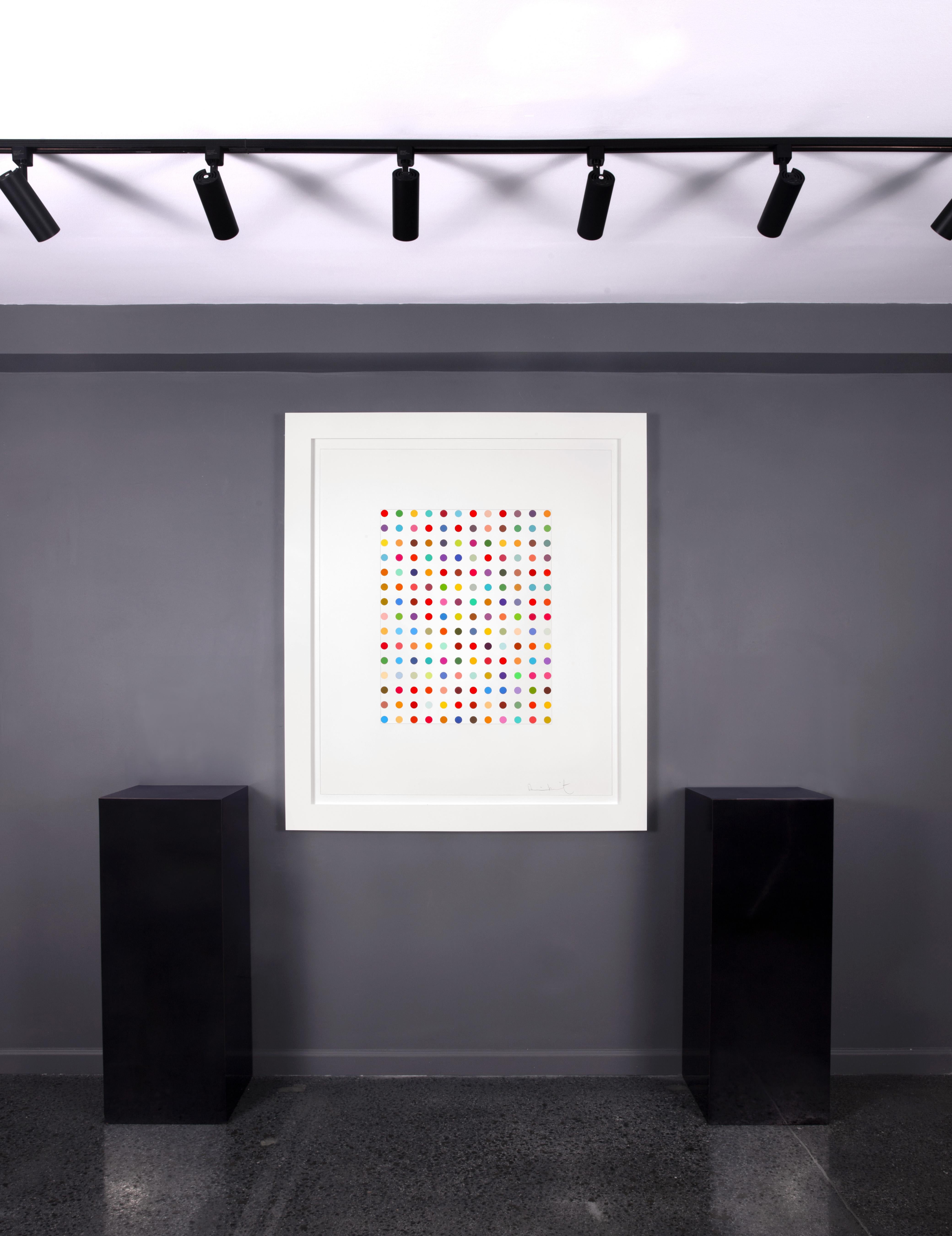 Damien Hirst Aguafuerte de manchas minimalistas, 