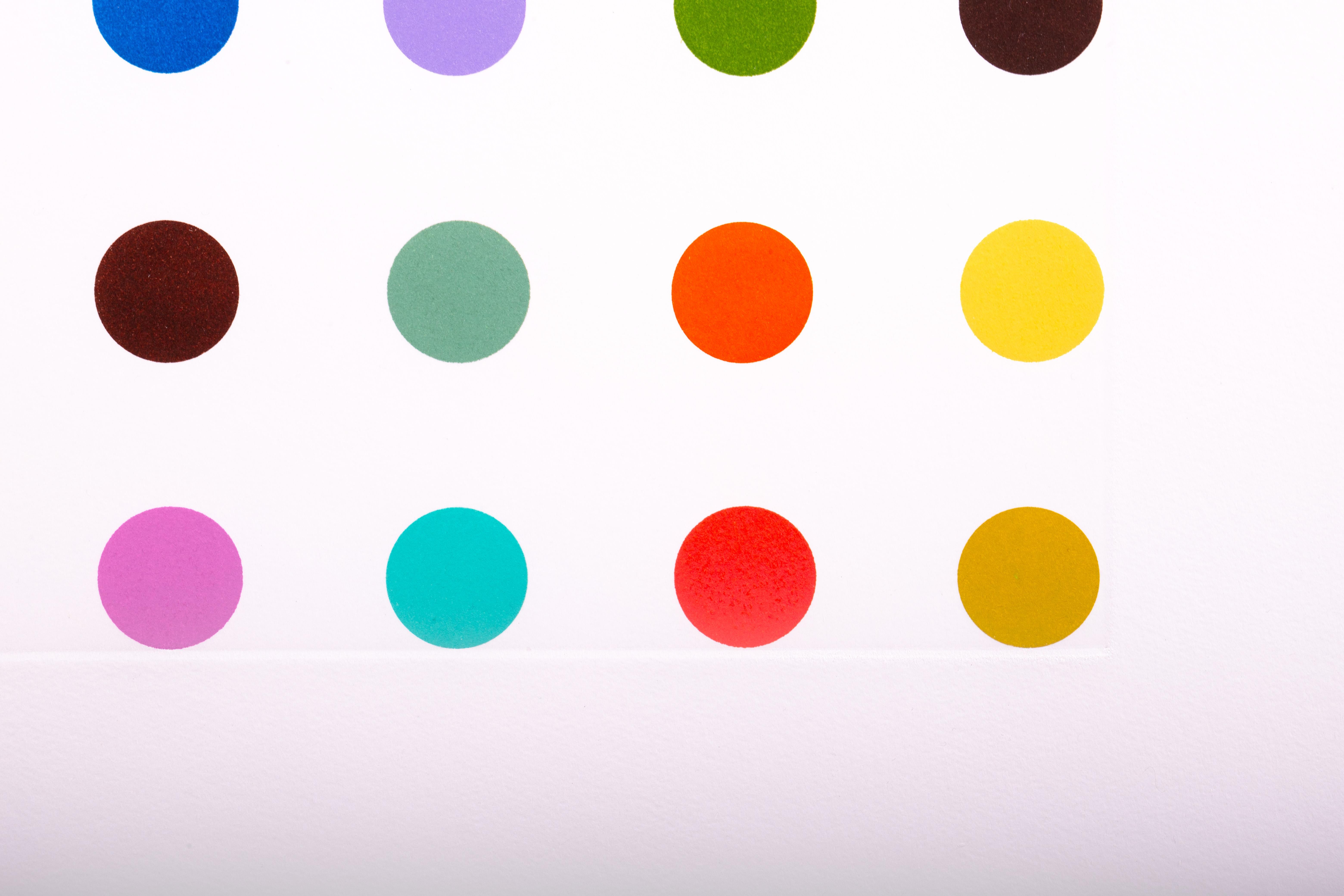 Damien Hirst Aguafuerte de manchas minimalistas, 