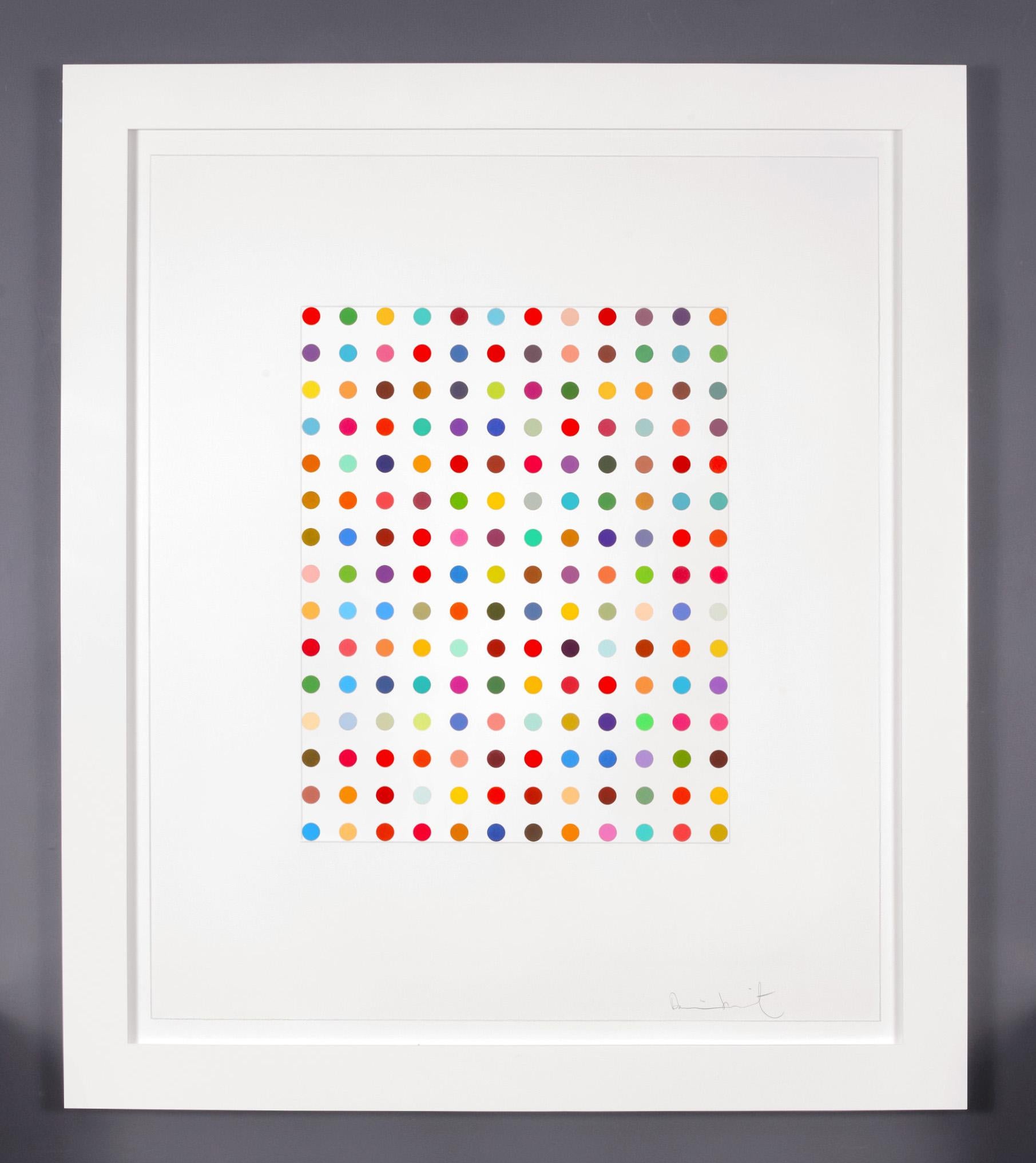 Damien Hirst Aguafuerte de manchas minimalistas, 