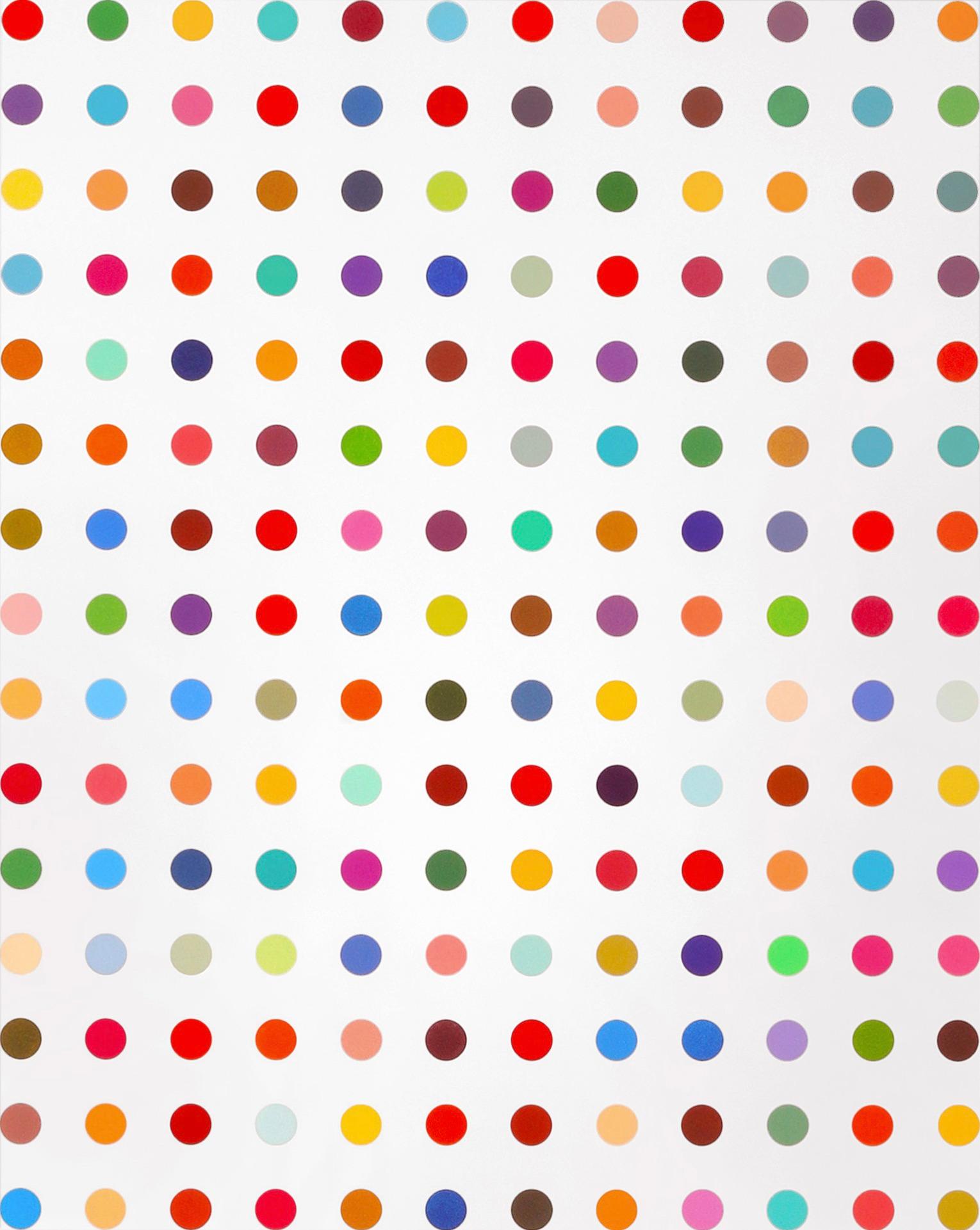 Damien Hirst Aguafuerte de manchas minimalistas, 