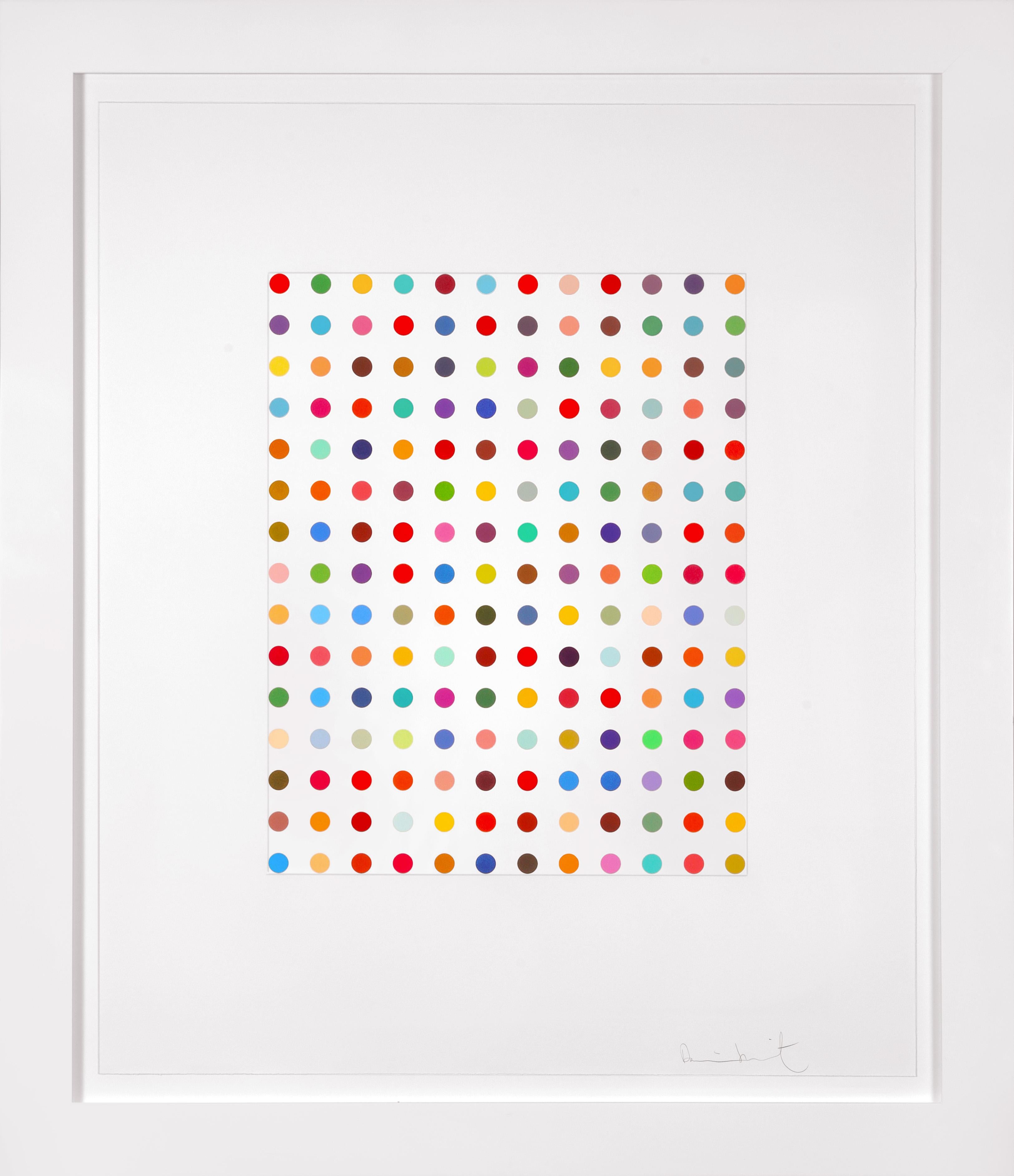 How much is a Damien Hirst spot painting?