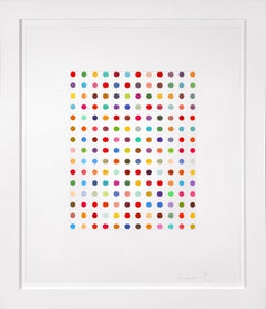 Damien Hirst Minimalist Spots Etching, 'Ethidium Bromide Aqueous Solution', 2005