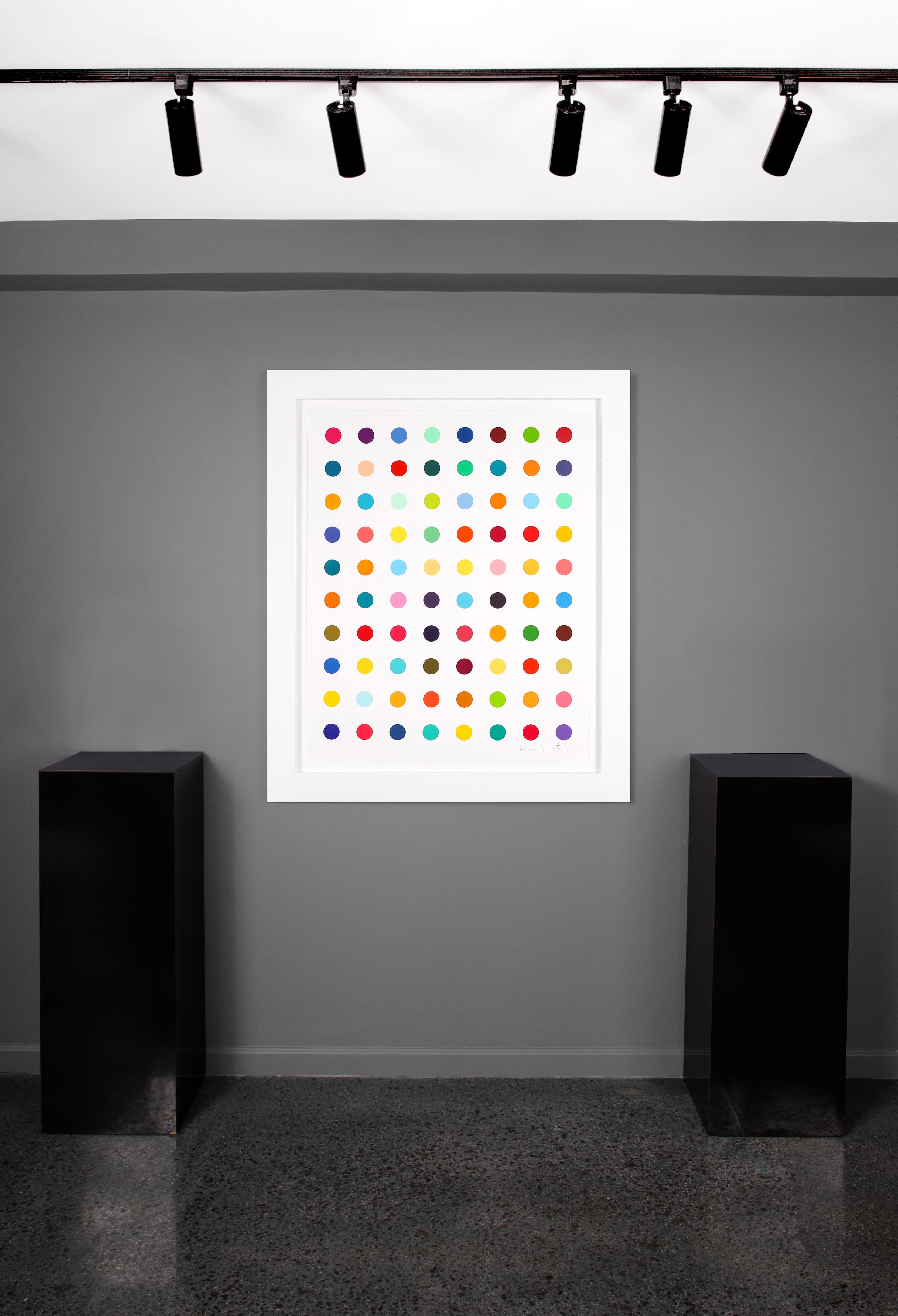 Damien Hirst Minimalist Woodcut Print, 'Vertical Spots' IV, 2016 in vendita 1