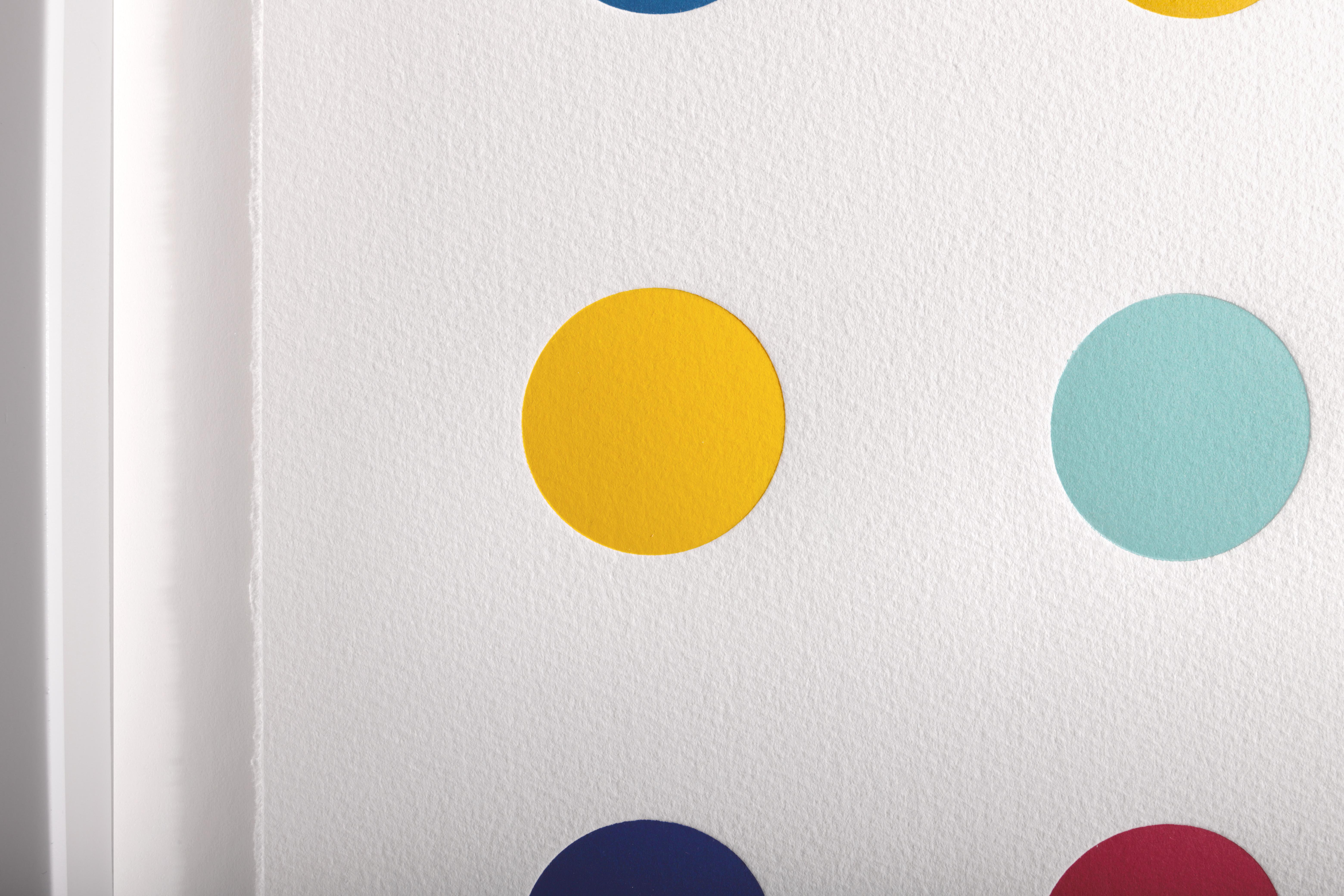 Damien Hirst Minimalist Woodcut Print, 'Vertical Spots' IV, 2016 in vendita 7