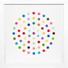 Damien Hirst:: mehrfarbige „Spots“-Radierung:: 2004