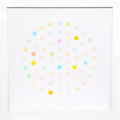 Pastellfarbene „Spots“-Radierung von Damien Hirst, 2004