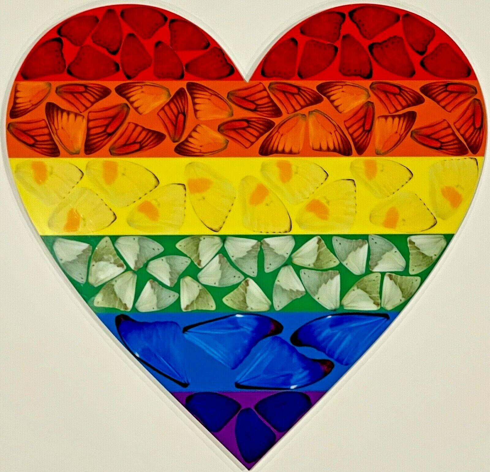 Damien Hirst, Rainbow Heart, Small Laminated Giclee Print on Aluminium, 2020

Laminated Giclée print on aluminium composite panel.
From a limited edition of 3510
Excellent, 'as new' / unused condition. Sold in original protective shipping casing /