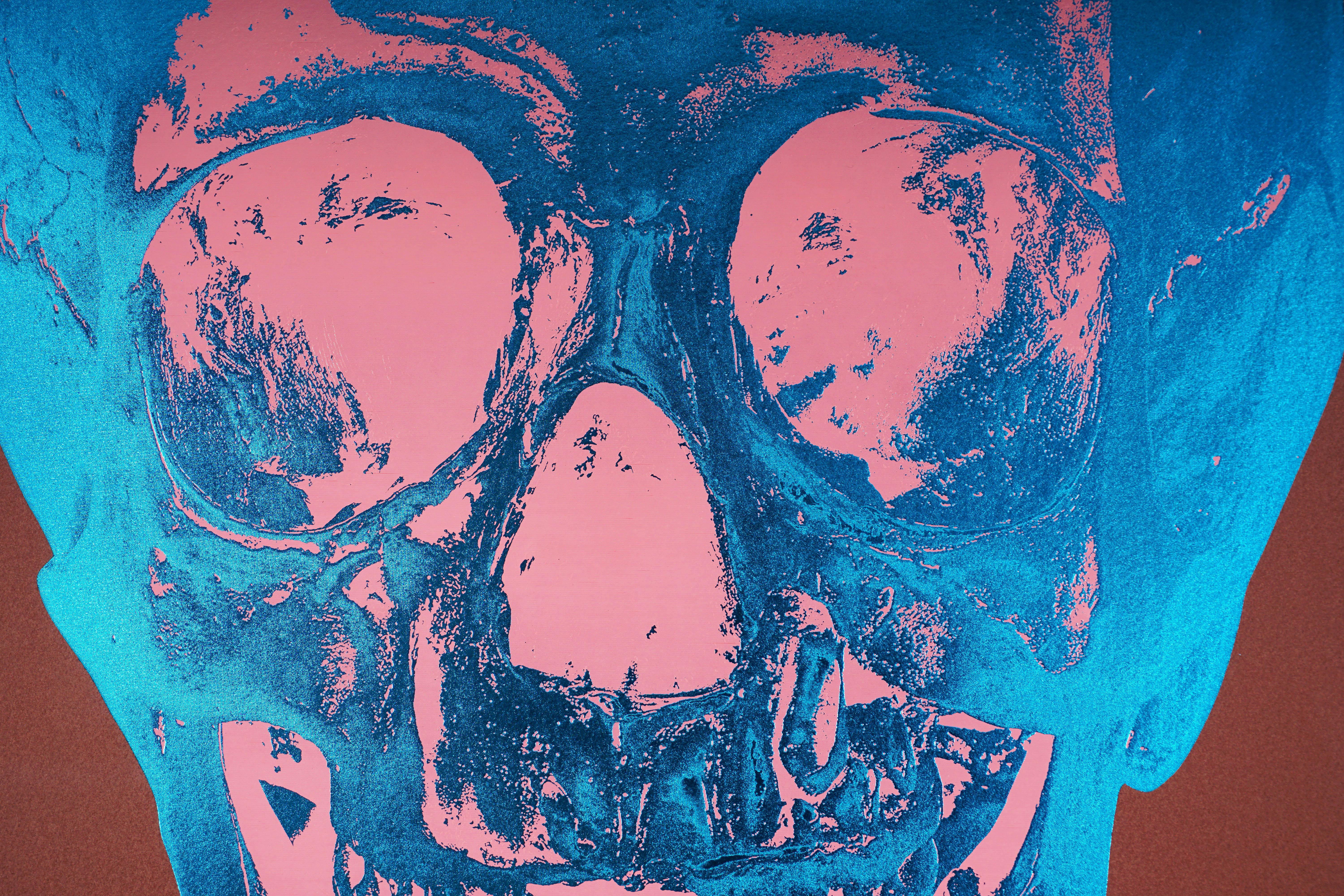 Damien Hirst, Skull, Brown/Blue, 2012 3