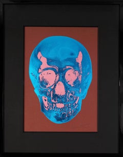 Damien Hirst, Skull, Brown/Blue, 2012
