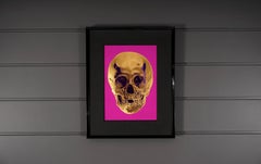 Damien Hirst, Skull, Fuchsia/Gold, 2012
