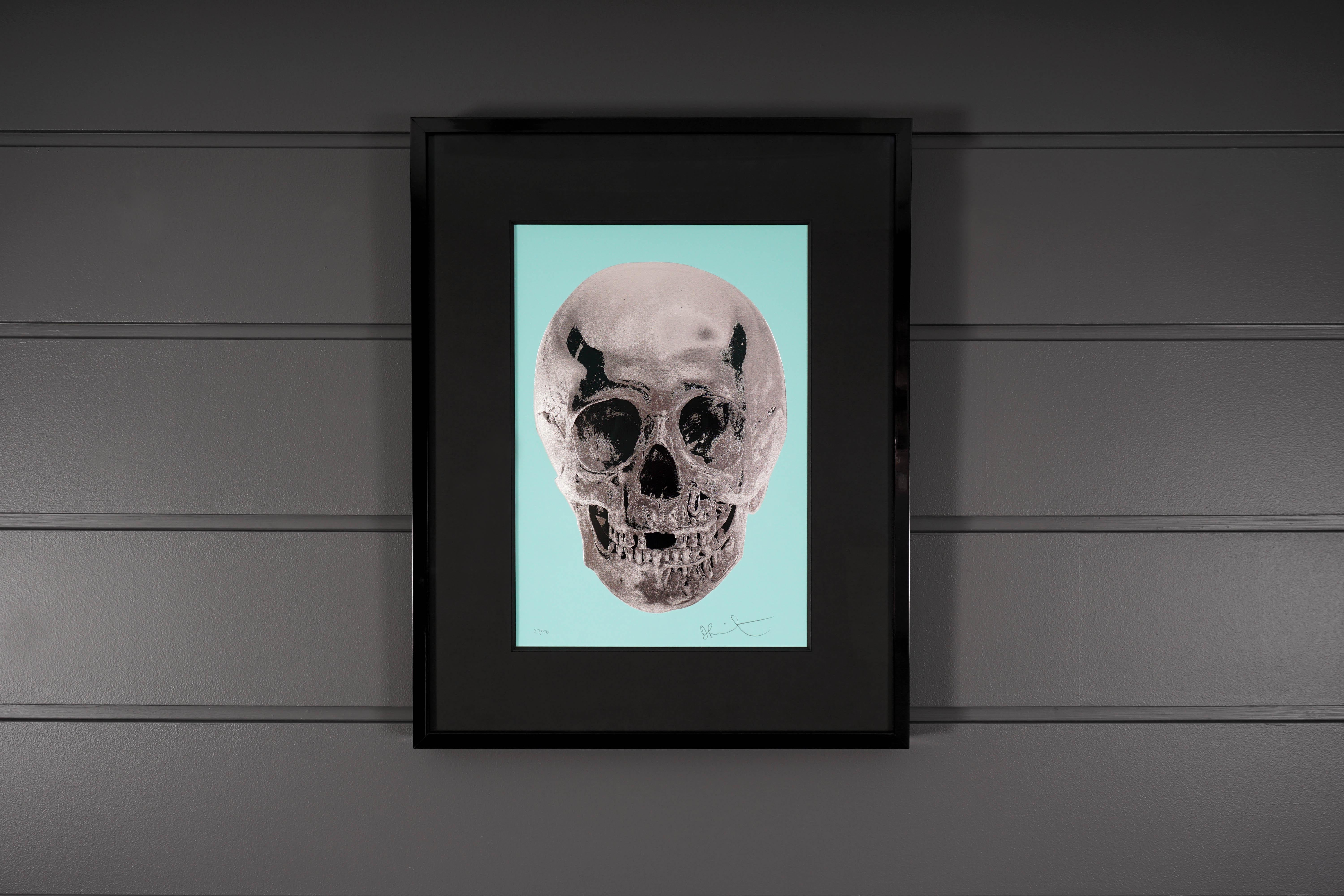 damien hirst skull painting