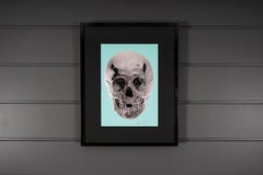 Damien Hirst, Skull, Turquoise/Silver, 2012