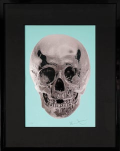 Damien Hirst, Skull, Turquoise/Silver, 2012