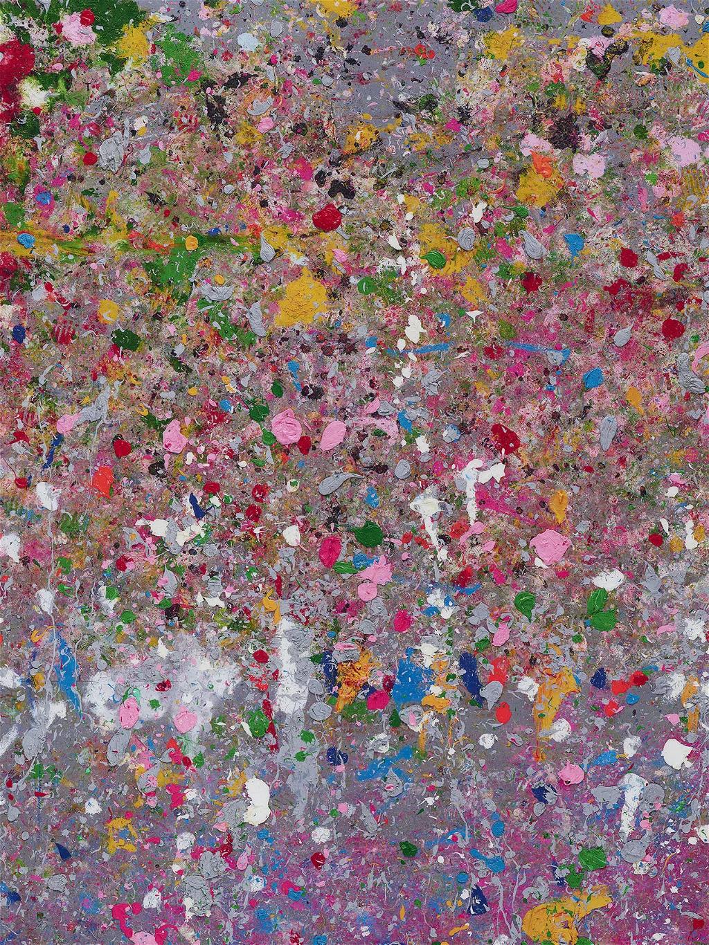 DAMIEN HIRST - STUDLAND BAY. Dove la terra incontra il mare. Astrazione, britannico 1
