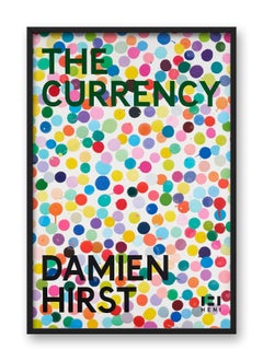 Damien Hirst, The Currency Poster (Blue) (Framed), 2022