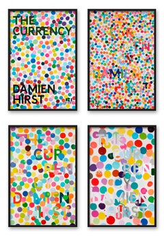 Damien Hirst, The Currency Posters (Set of 4) (Framed)