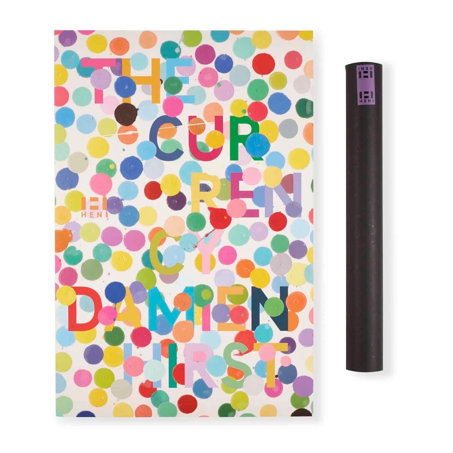 Damien Hirst, The Currency set of 4 (Yellow, Pink, Purple & Blue), 2022 1