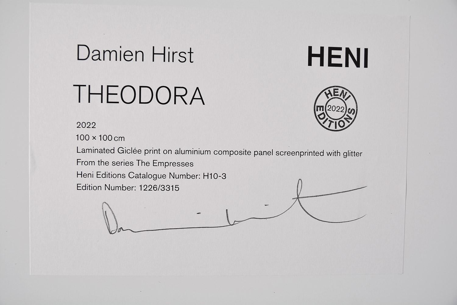 DAMIEN HIRST - THE EMPRESSES - THEODORA - Limited edition Contemporary Modern For Sale 3