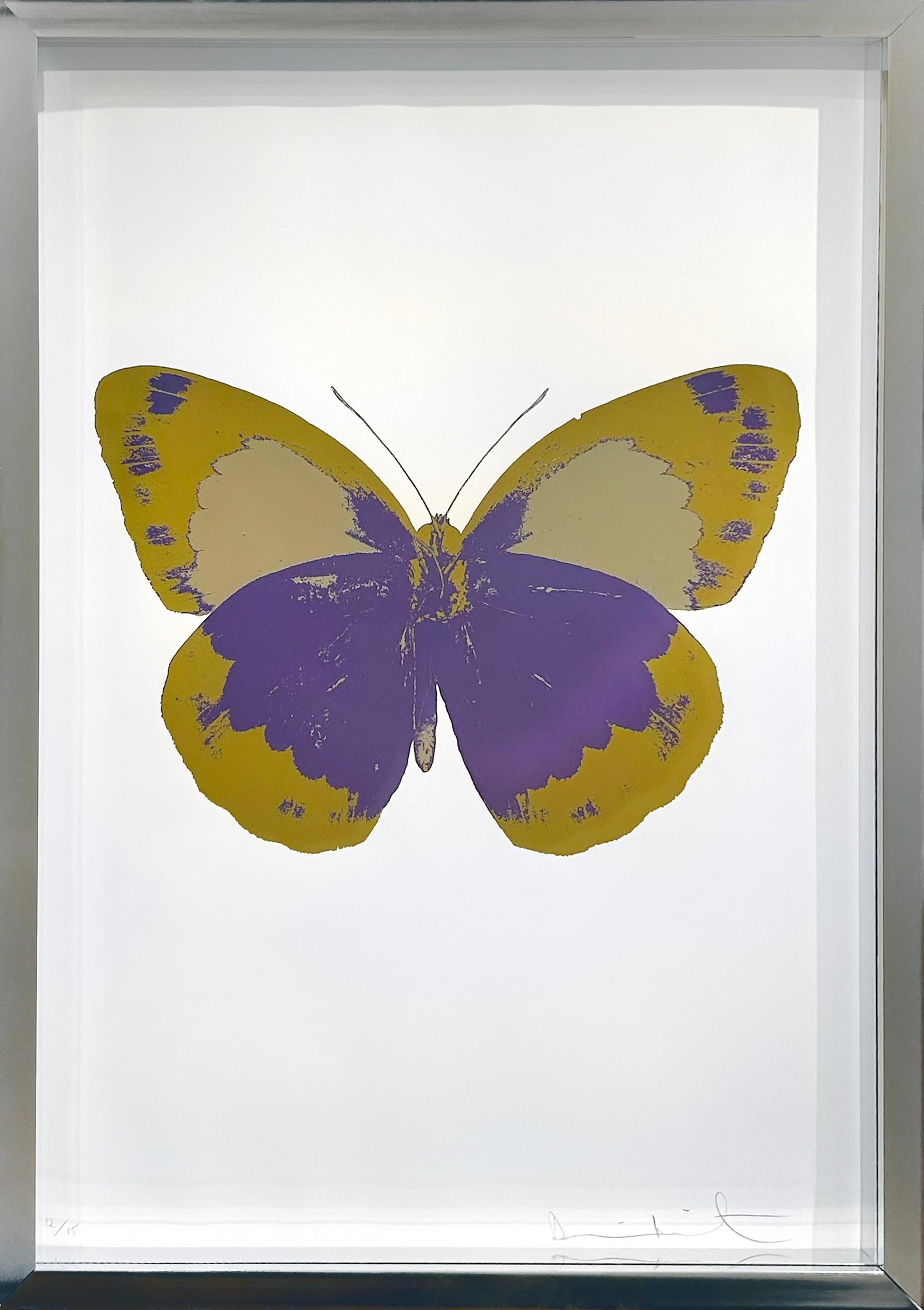 Damien Hirst "The Souls II - Imperial Purple/Oriental Gold/Hazy Gold" Butterfly