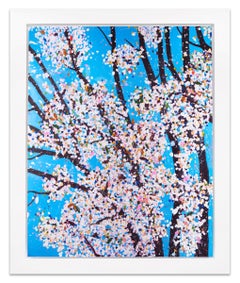 Damien Hirst, The Virtues 'Justice', Cherry Blossom Landscape, 2021