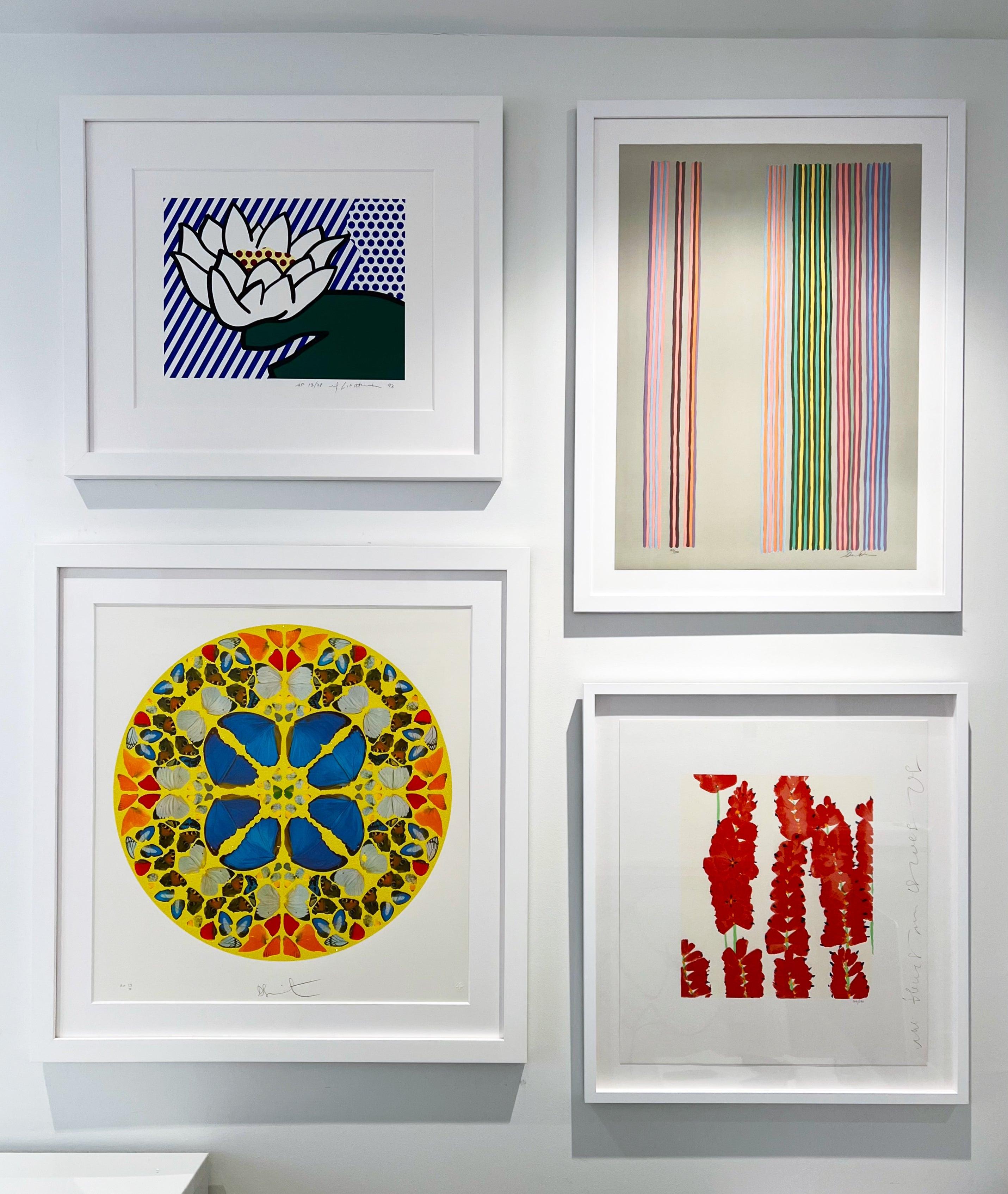 Artist: Damien Hirst
Title: Domine, Dominus noster
Portfolio: Psalm
Medium: Screenprint in colours with diamond dust, on wove paper
Date: 2009
Edition: AP IX/X (aside from the edition of 50)
Frame Size: 36 1/4