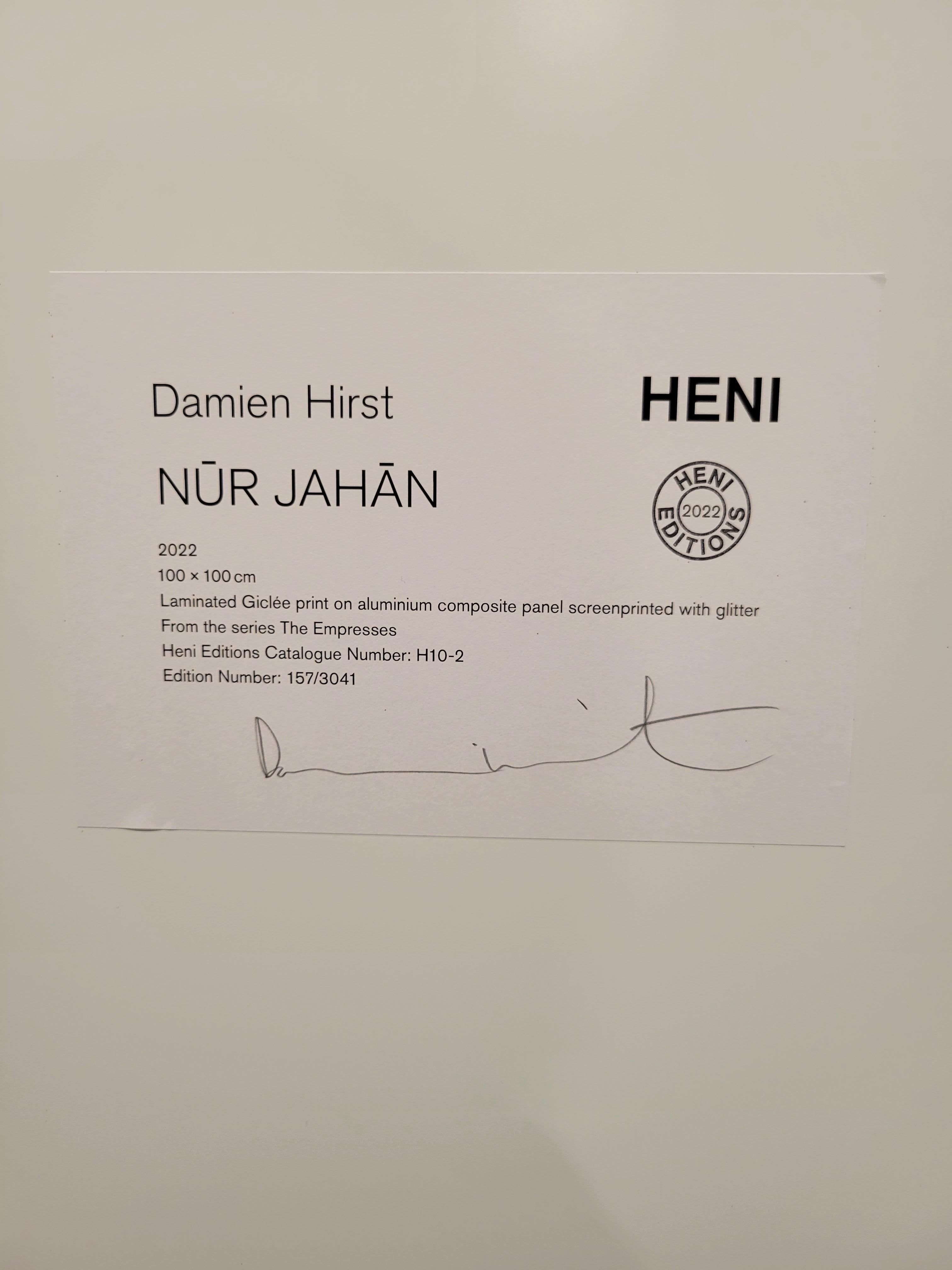 Impératrices : Nūr Jahān,  Édition limitée de Damien Hirst (H10-2) en vente 10