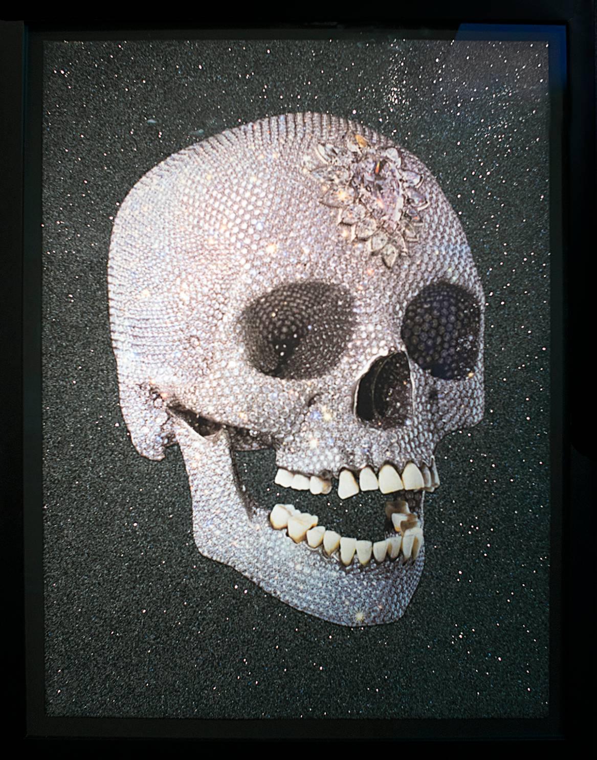 Damien Hirst Still-Life Painting - For the Love of God- Laugh