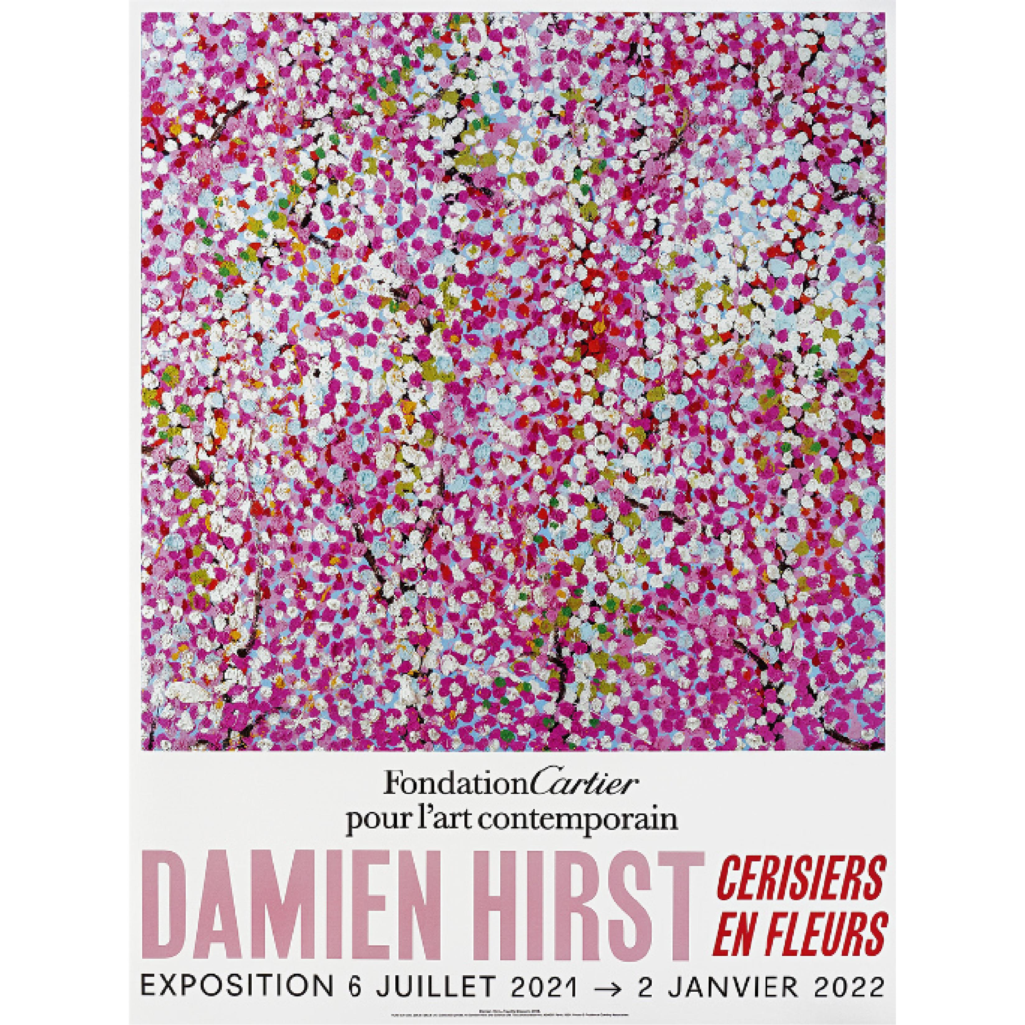 A complete set of 6 exhibition posters from the 'Cerisiers En Fleurs' Paris Cartier Foundation exhibition, printed in colours on 220 gsm fine art paper.

The Cartier Foundation for Contemporary Art is currently exhibiting 