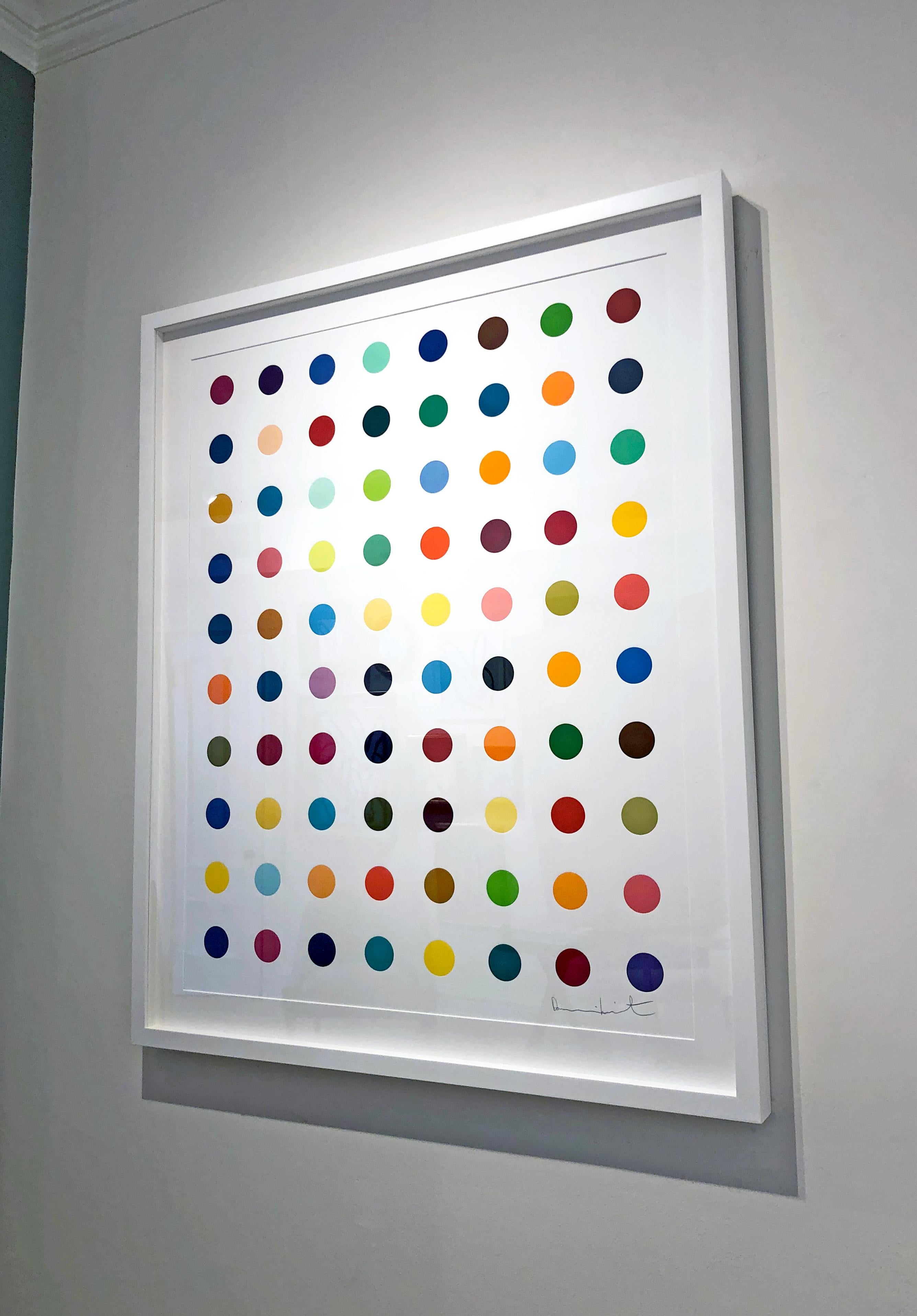 Artist:  Hirst, Damien
Title:  Gly-Gly-Ala
Series:  Spots
Date:  2016
Medium:  Woodcut
Unframed Dimensions:  42.375