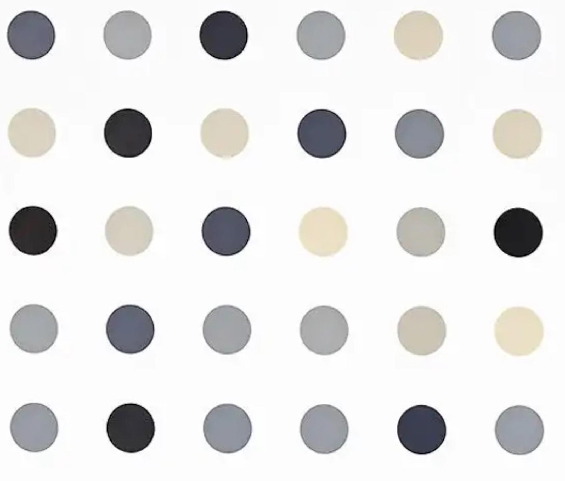 'Grey Spots' Etching with Aquatint, 2005 - Contemporary Print by Damien Hirst