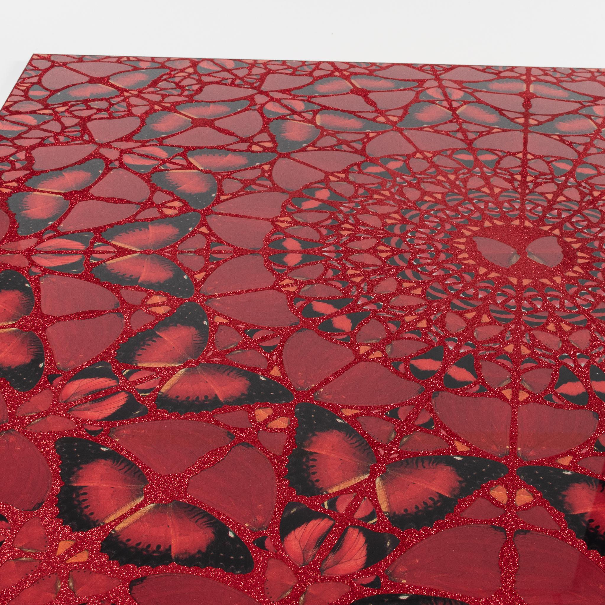 Giclée laminée sur composite d'aluminium, sérigraphie avec paillettes.
Edition de 3 310 exemplaires
39.3 x 39.3 in
Signé sur une étiquette apposée au dos du document
Menthe. Des imperfections mineures peuvent apparaître en raison du processus de