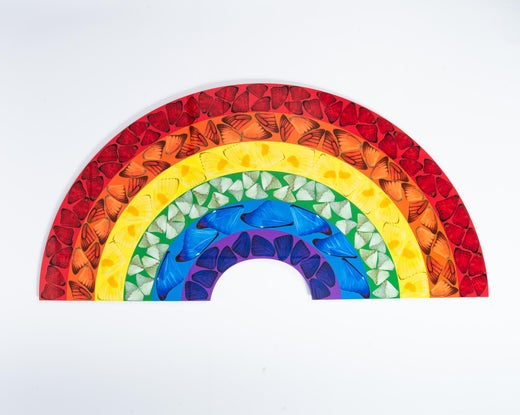 Damien Hirst Butterfly Kaleidoscope Wallpaper “Unframed” at 1stDibs