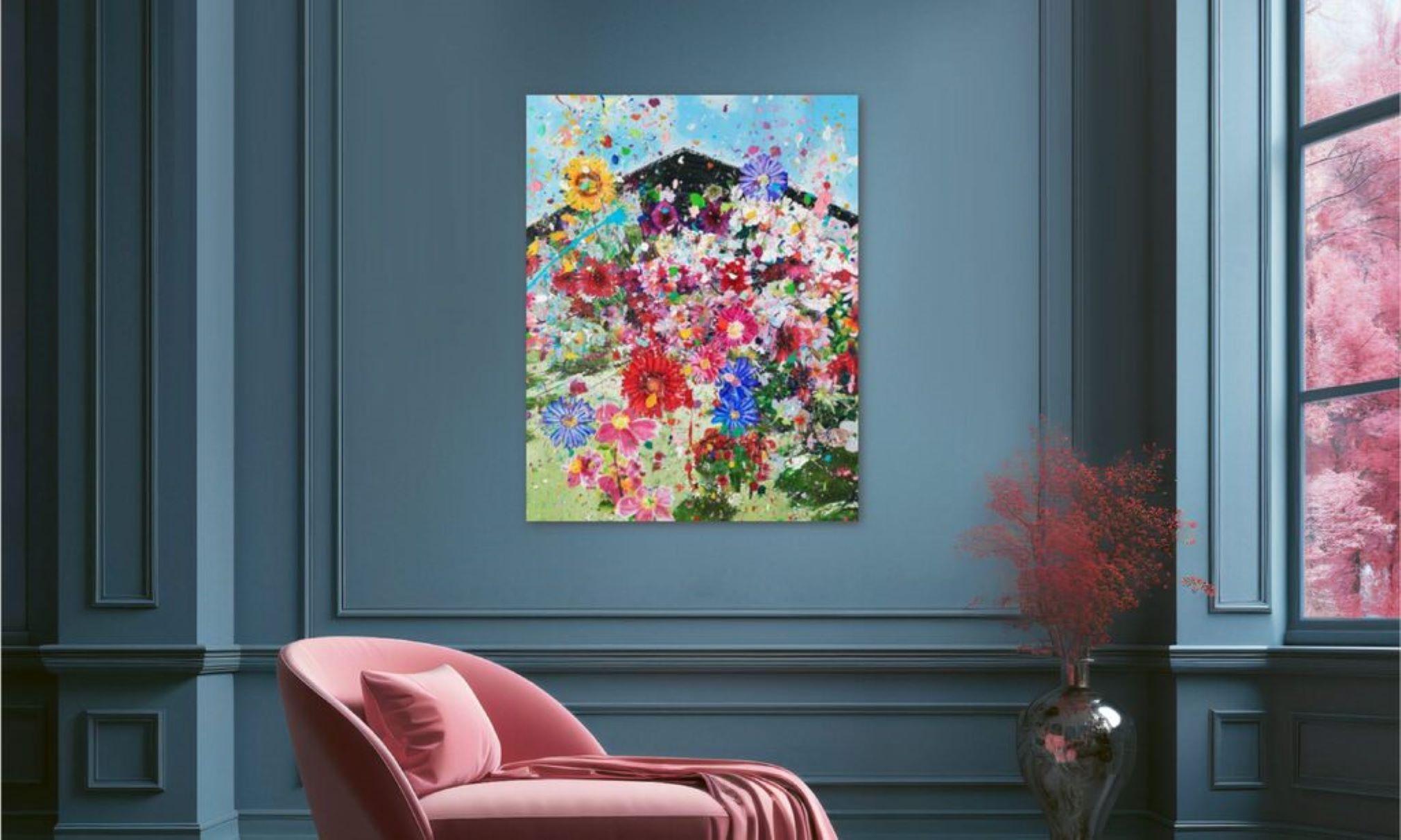 La Felicidad, Los Secretos Laminado giclée sobre panel compuesto de aluminio, Firmado/N - Print Contemporáneo de Damien Hirst