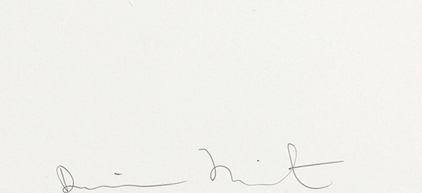 Hirst 'Liberty' Signierter Radierungsdruck in limitierter Auflage aus der Serie 'In a Spin' (Beige), Abstract Print, von Damien Hirst
