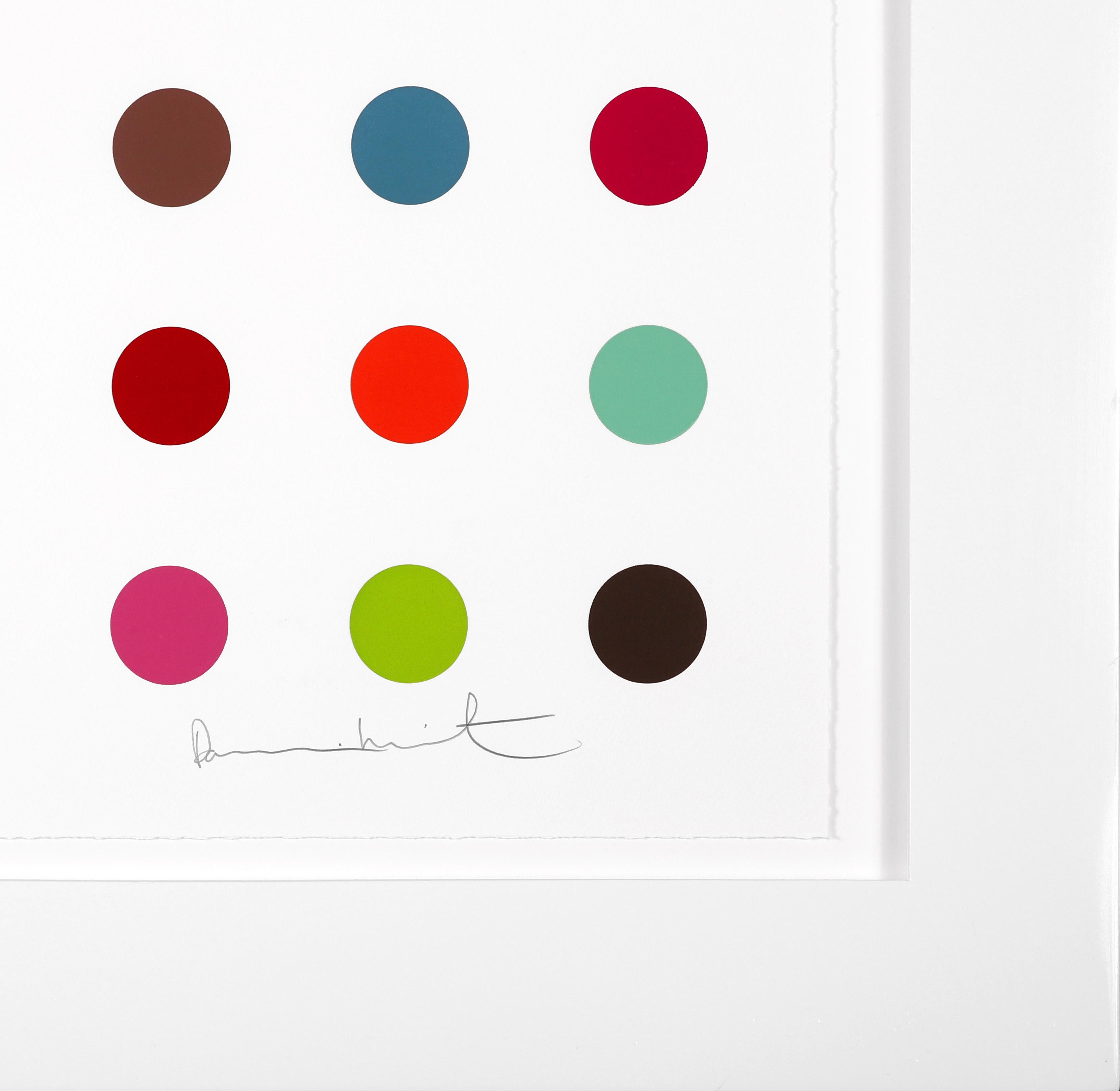 Horizontal 'Spots' I, Minimalist Woodcut Print, 2018 im Angebot 4