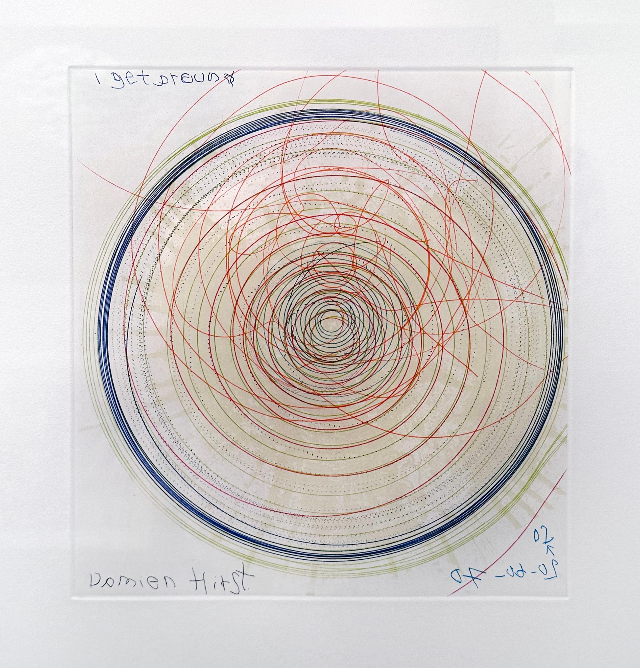 Artiste :  Hirst, Damien
Titre :  I+I 
Série :  La rotation
Date :  2002
Moyen :  Gravure sur papier Hahnmuhle 350gsm
Sans cadre Dimensions :  35.875