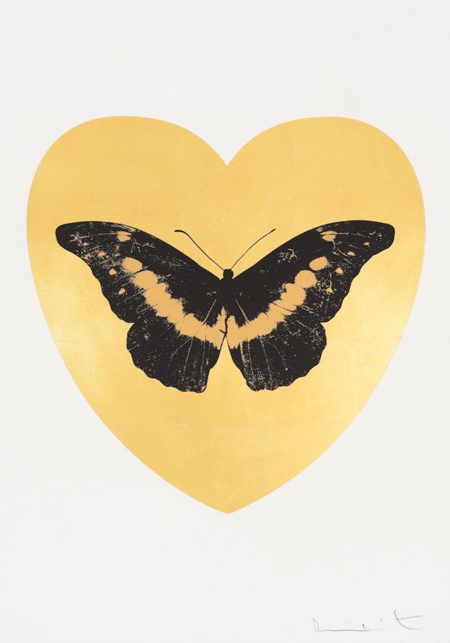 Damien Hirst Animal Print - I Love You