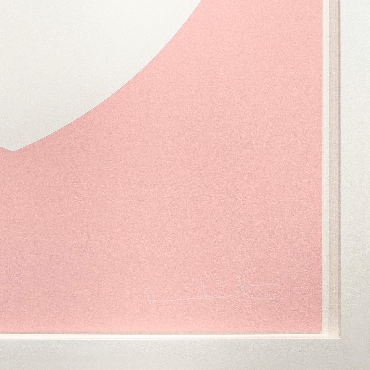 'I Love You' Pink, Gold Foil Block Butterfly For Sale 2