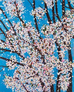 Justice -- Laminated Giclée print, The Virtues, Cherry Blossom Tree by Hirst