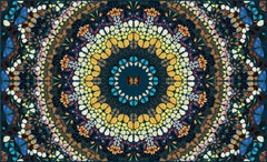 Psychedelischer Giclée-Druck, abstrakt-geometrisch, signiert, 2024, 33,5 x 55,1 cm