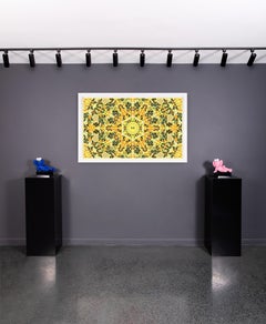 Splendour Glicée Print, Abstract Geometric, Signed, 2024, 33.5x55.1