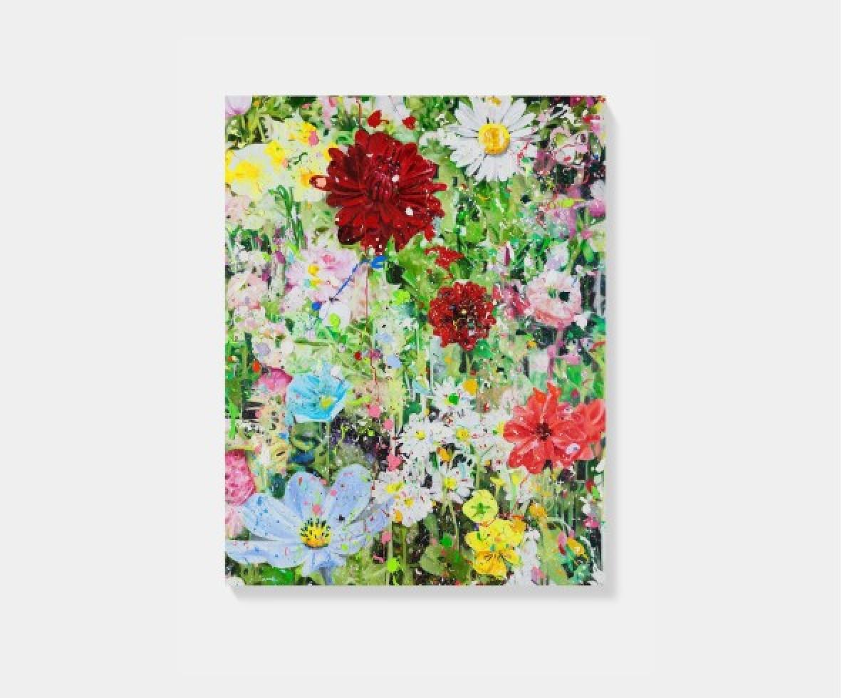 Knowledge, Damien Hirst, Contemporary, floral, realism, Secrets, Abstraction For Sale 2