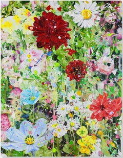 Conocimiento, Damien Hirst, Contemporáneo, floral, realismo, Secretos, Abstracción