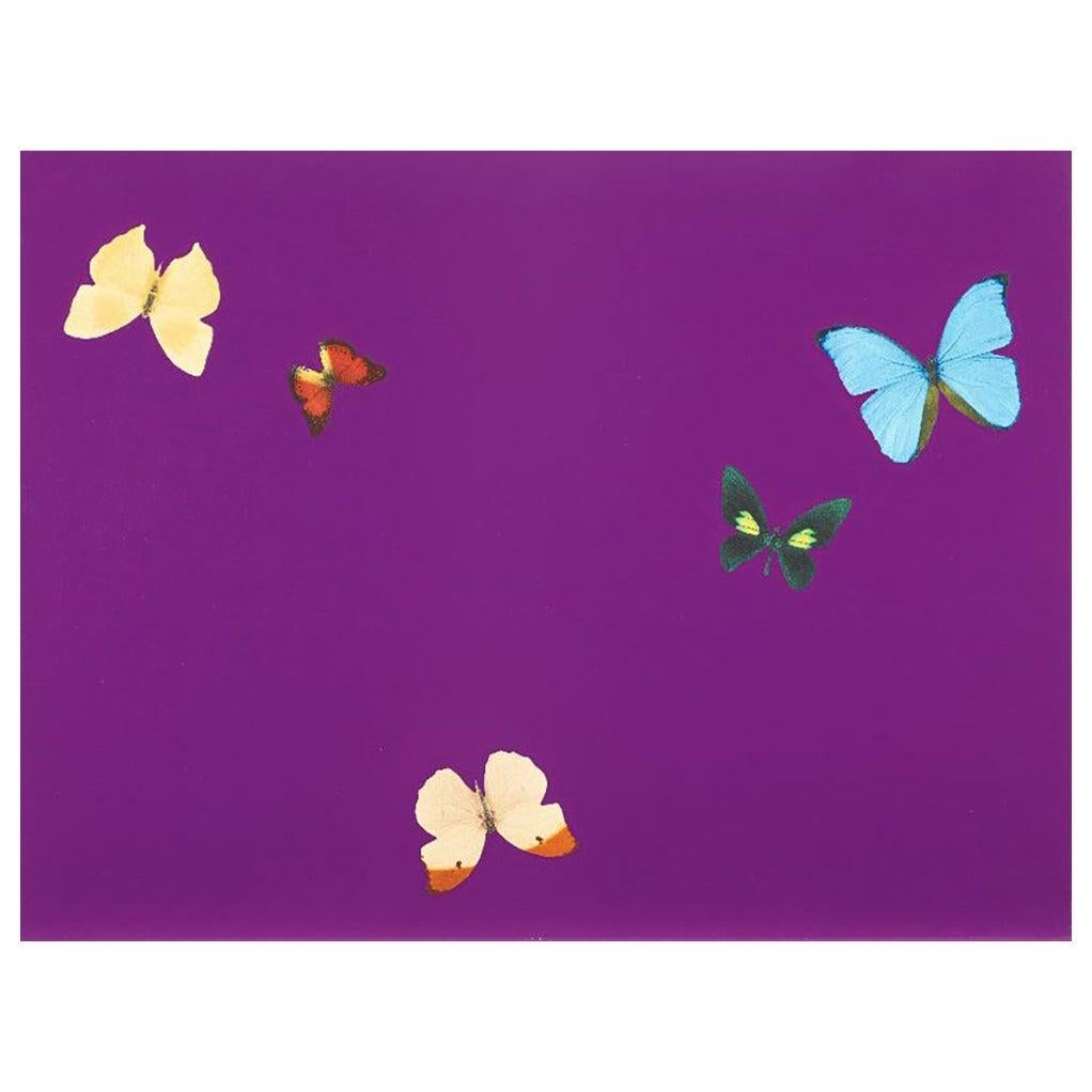 Damien Hirst Animal Print - Lessons in Love (Purple)