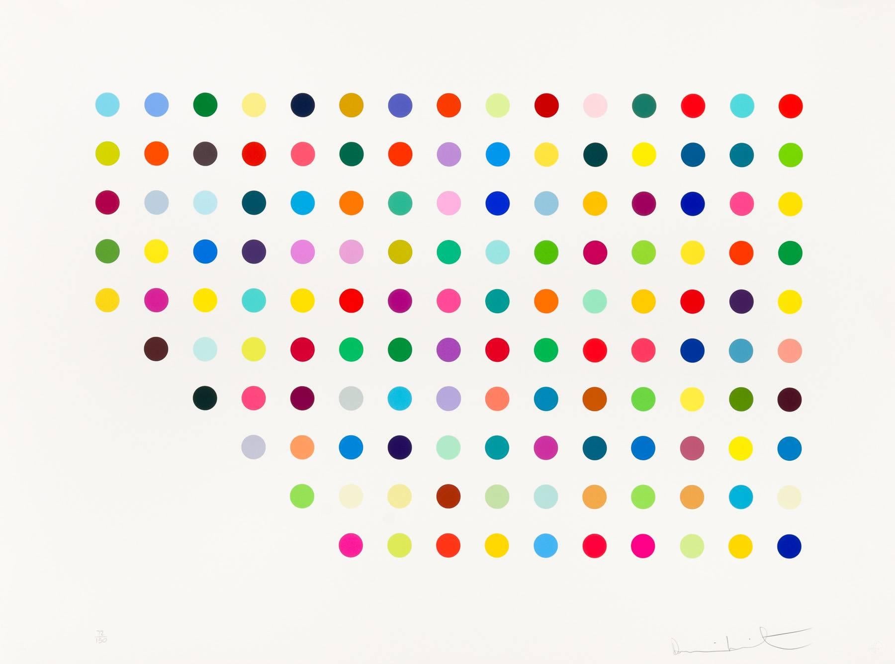Damien Hirst Abstract Print - Meprobamate
