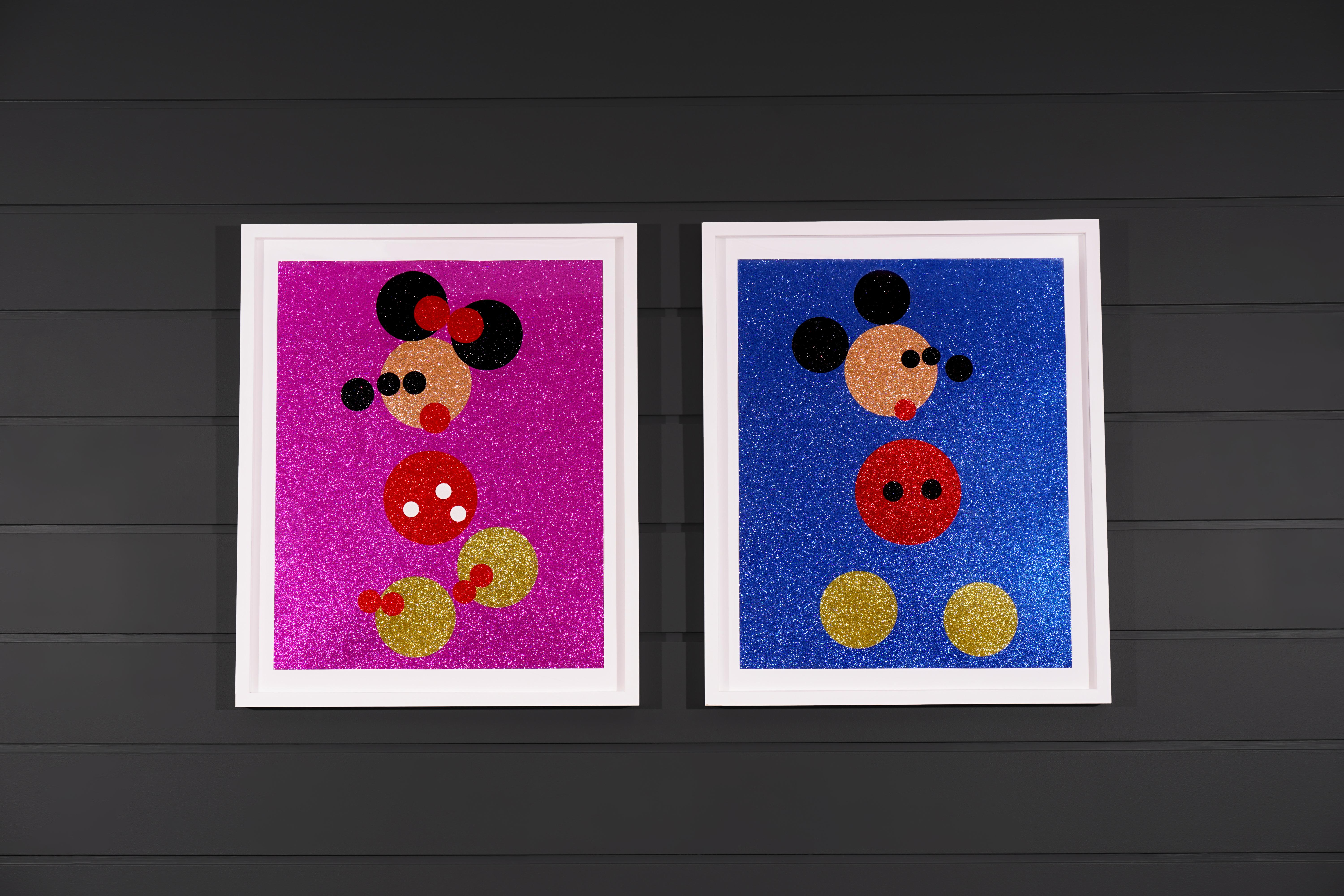 Damien Hirst Abstract Print - 'Mickey and Minnie' (Set)