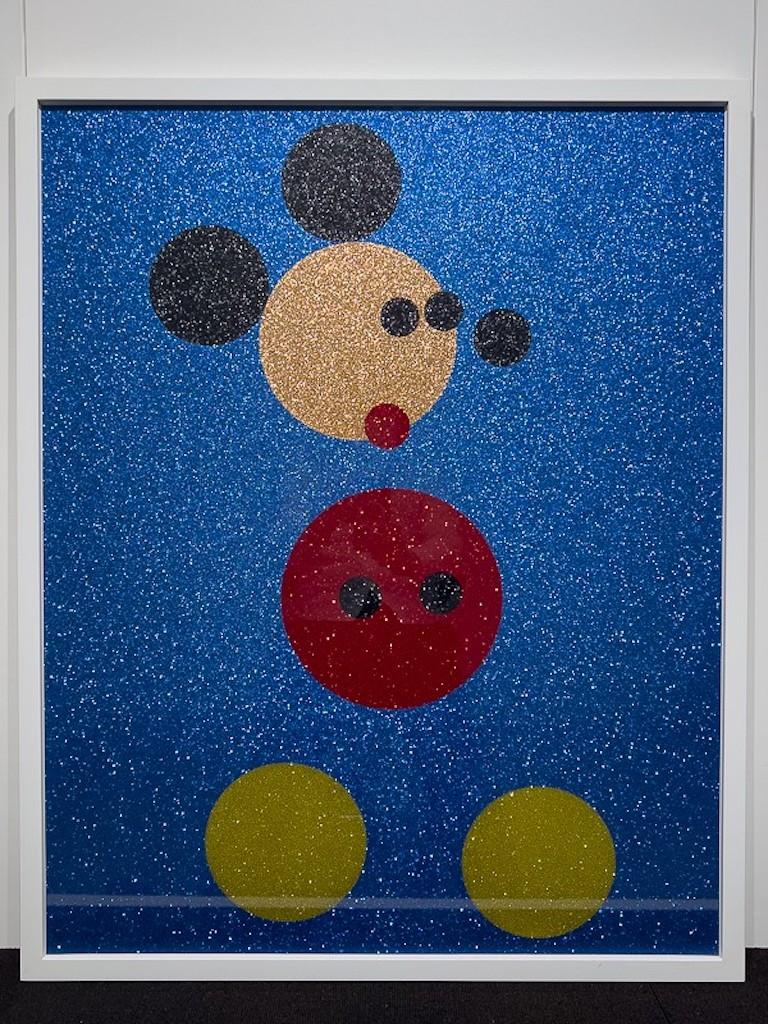 From an edition of 150 (matching numbered pair).  Each hand signed by Damien Hirst and stamped with the artist's seal on the backing board.  Silkscreen print with glitter.