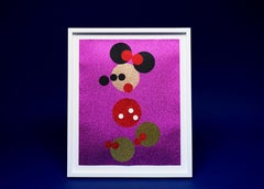 'Minnie' Silkscreen with Glitter Print, 2016