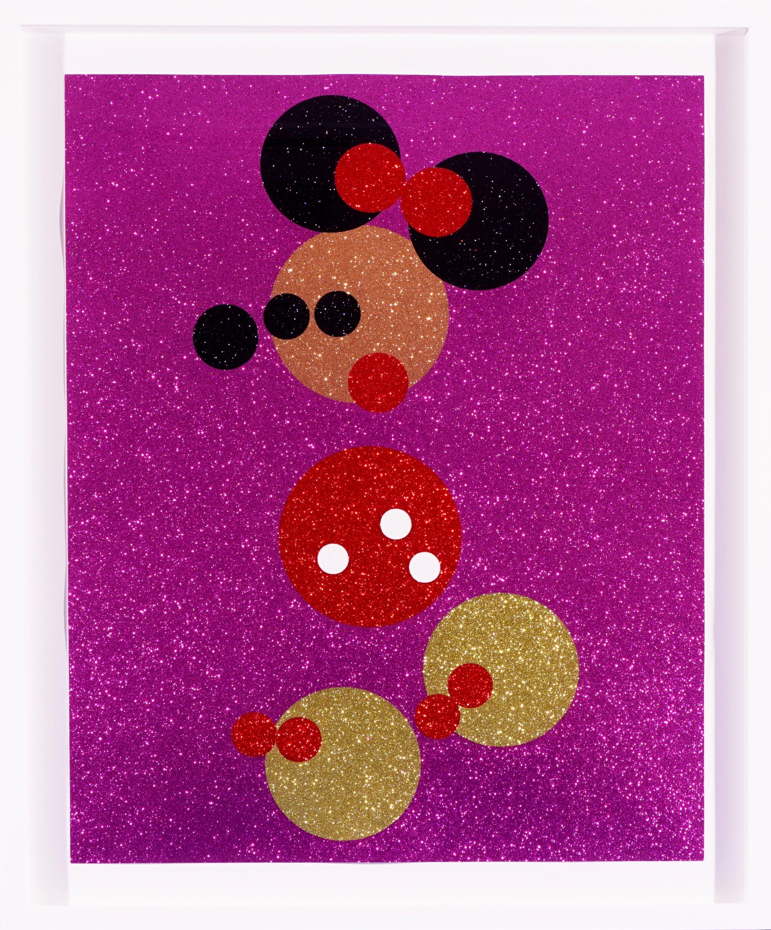 Damien Hirst Animal Print - 
Minnie
 Silkscreen with Glitter Print, 2016